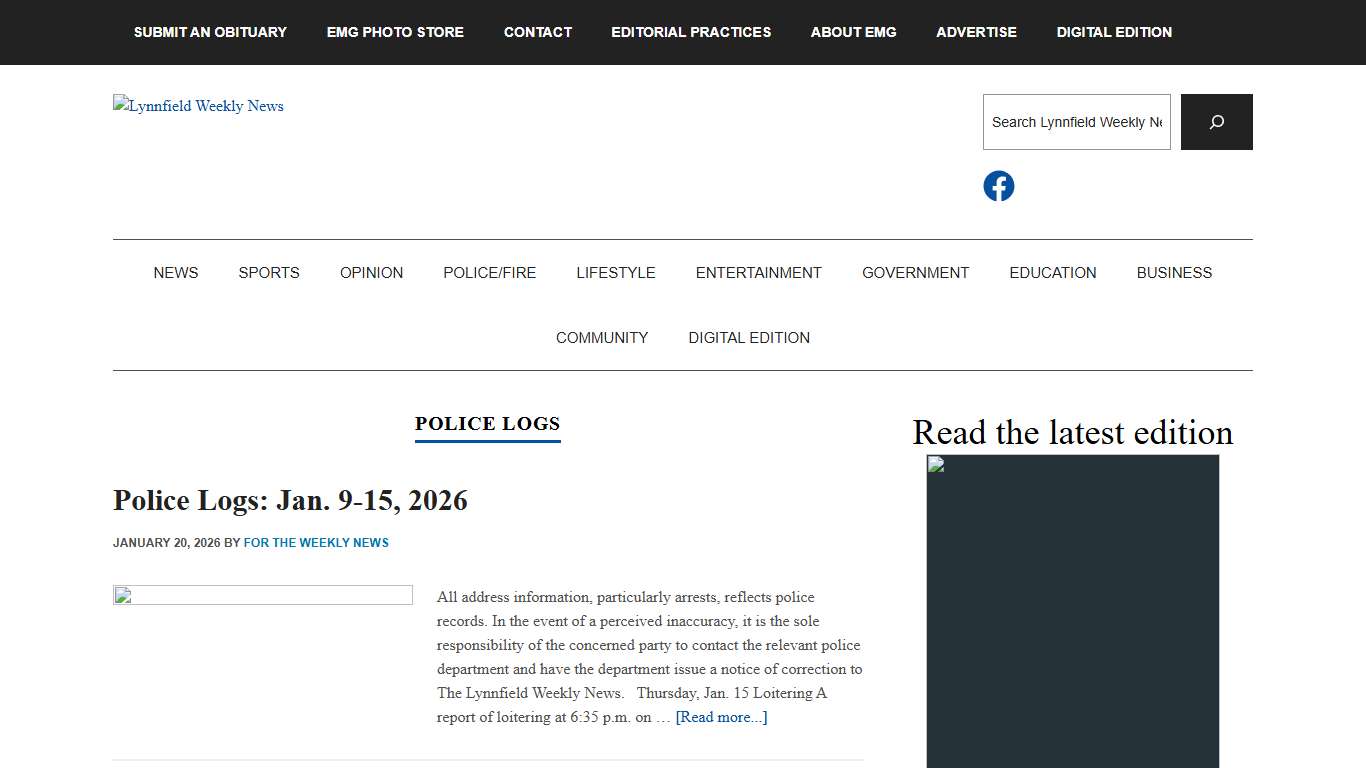 Police logs Archives - Lynnfield Weekly News